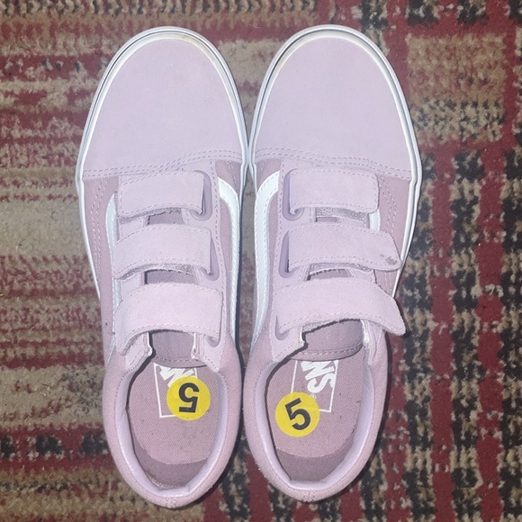 Lilac Old Skool Kids Vans👟 - Picture 7 of 10